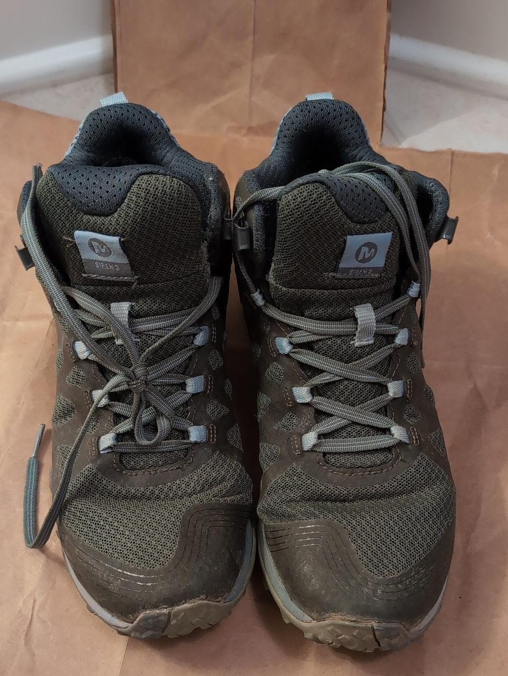 Merrell Women's Olive/Taupe Hiking Boots